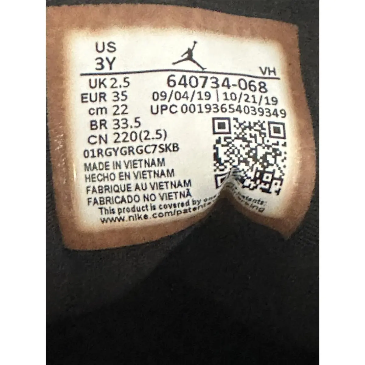 Nike shoes - Jordan 1 - Black 10