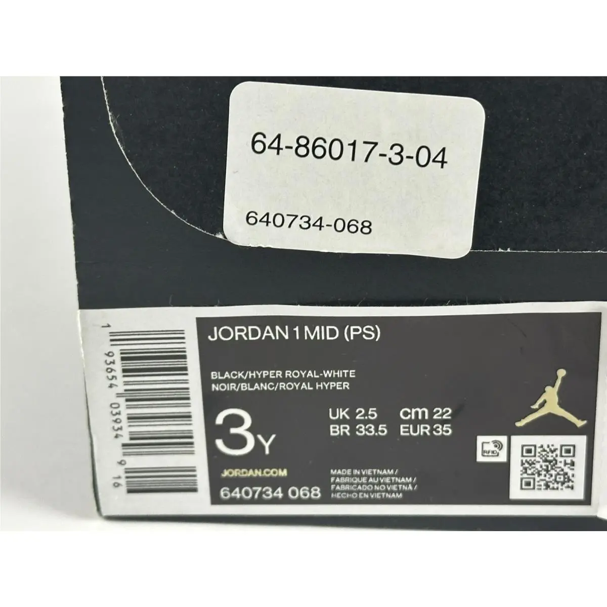 Nike shoes - Jordan 1 - Black 11