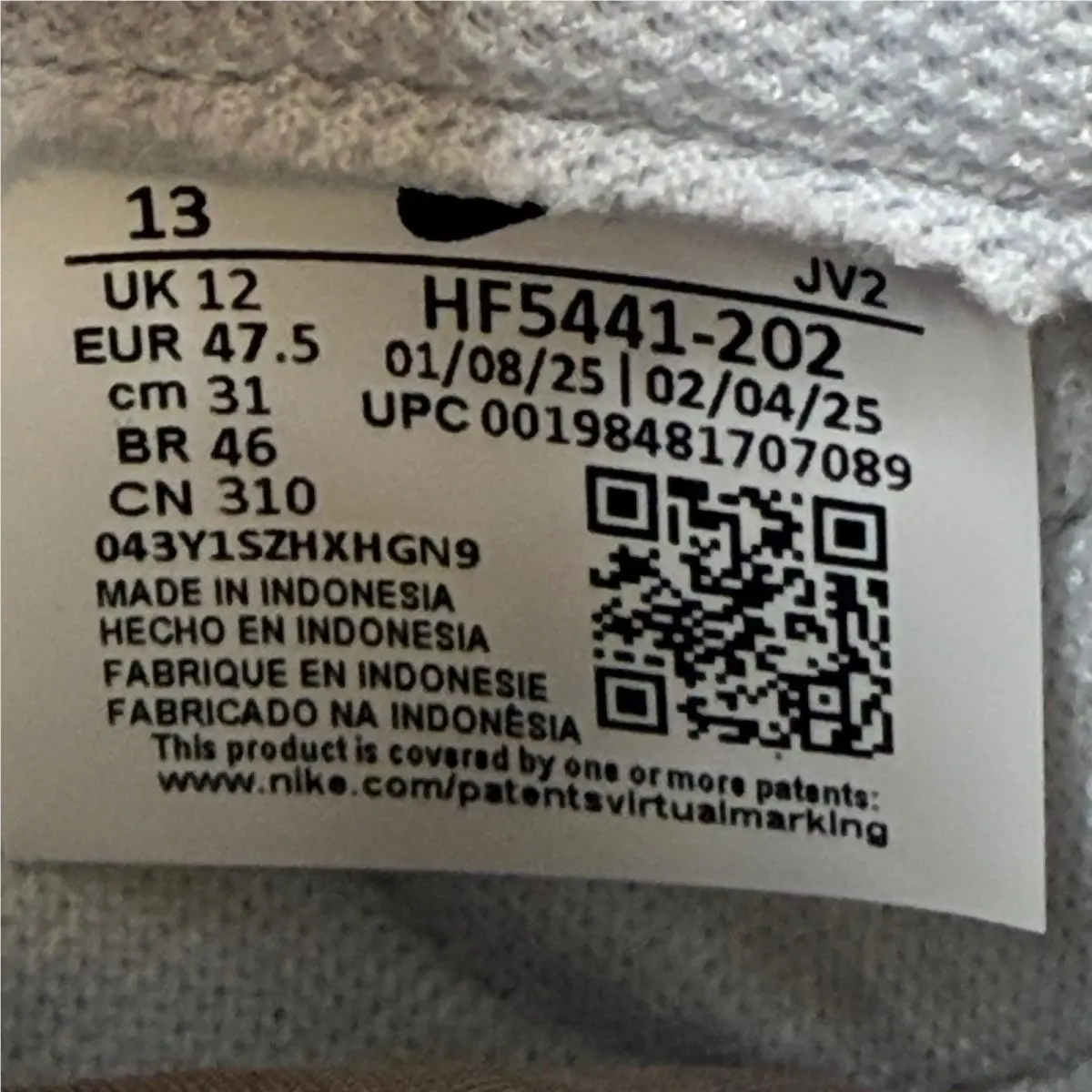 Nike shoes - Nike Dunk Low Retro Cave Stone Pure Platinum - Gray 5