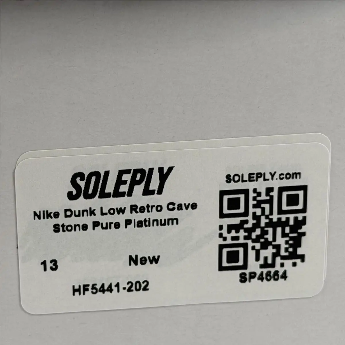 Nike shoes - Nike Dunk Low Retro Cave Stone Pure Platinum - Gray 6