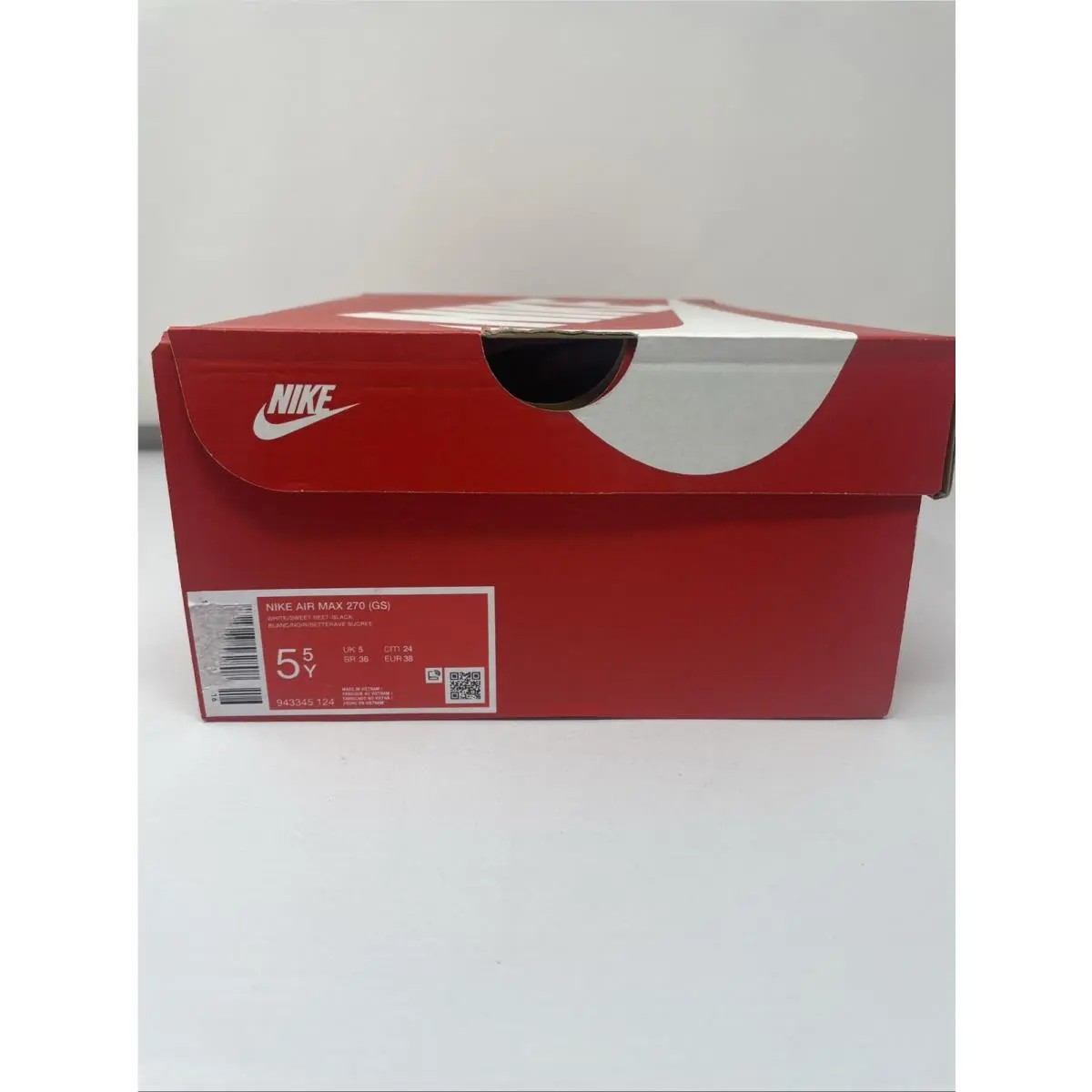 Nike shoes - Nike Air Max 270 - Air Max - White/Sweet Beet/Black 4