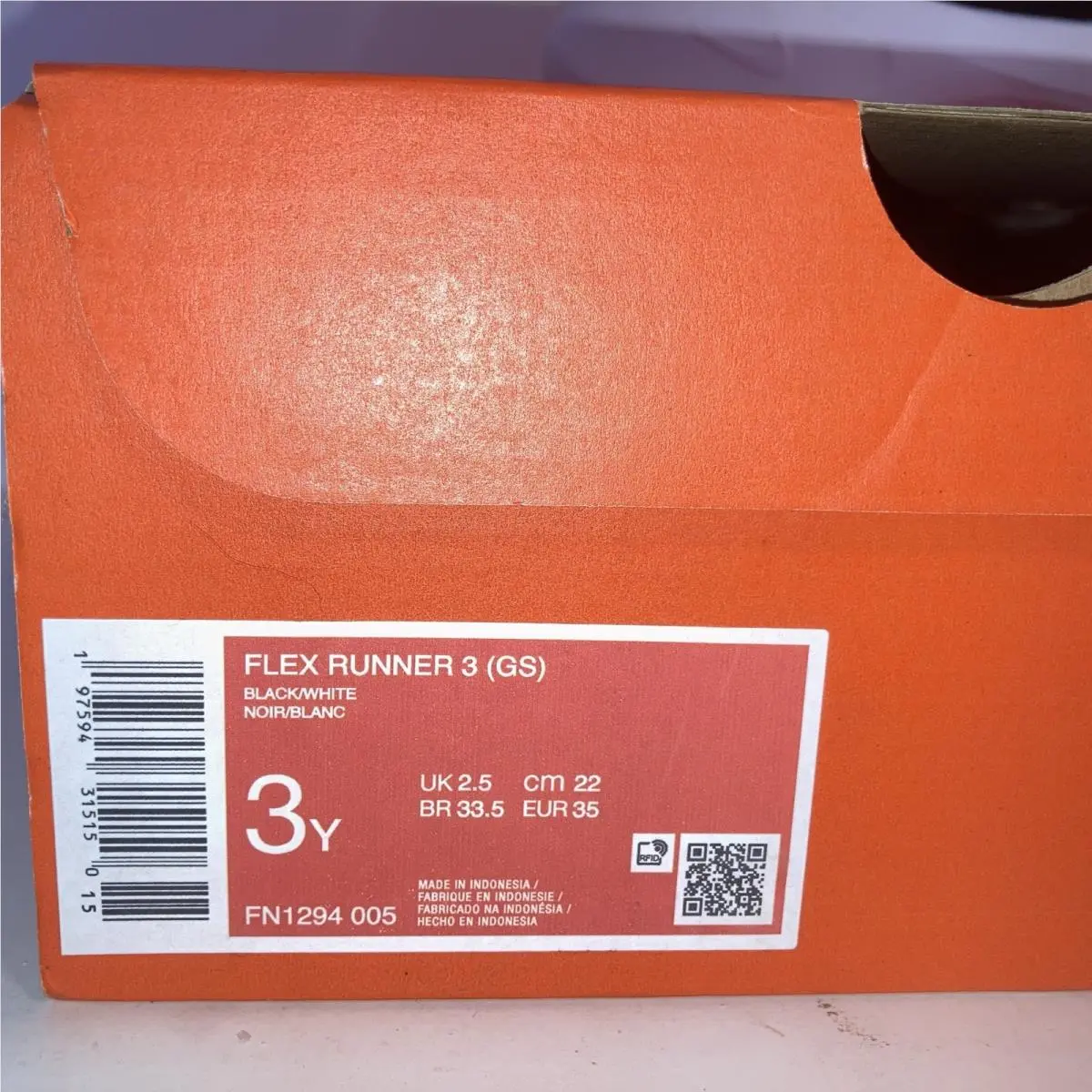 Nike shoes - Nike Flex Runner - Flex Runner - FN1294 005 - Black 0