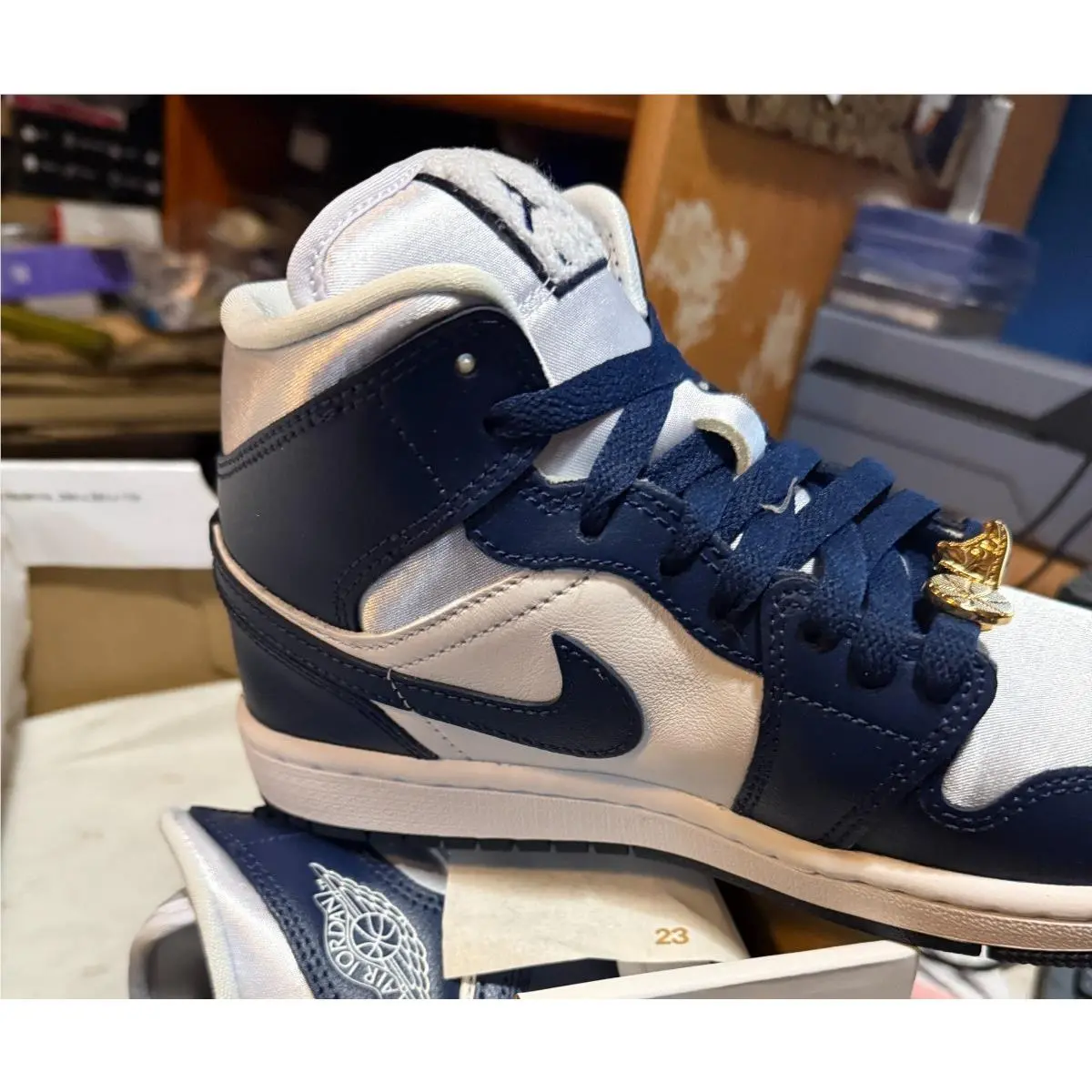 Nike shoes - GREY & MIDNIGHT NAVY 1