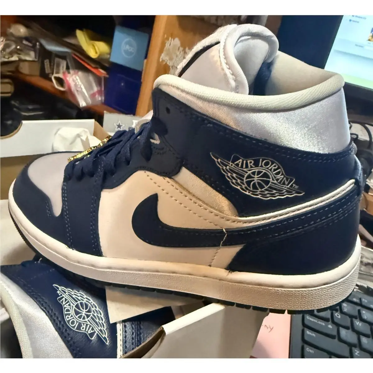 Nike shoes - GREY & MIDNIGHT NAVY 2