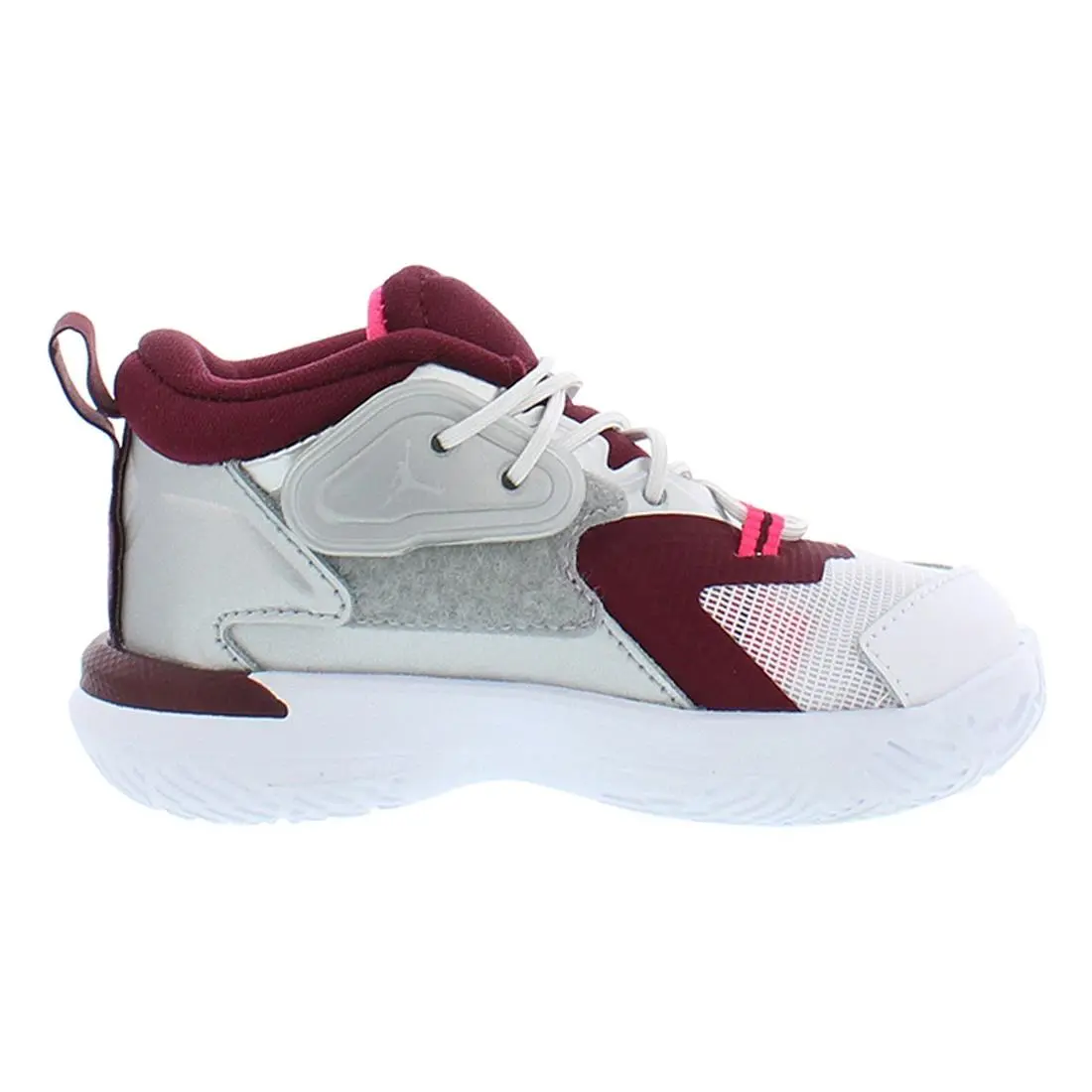 Nike shoes - White/Silver/Maroon, Main: White (UPC: 195240596342) 1