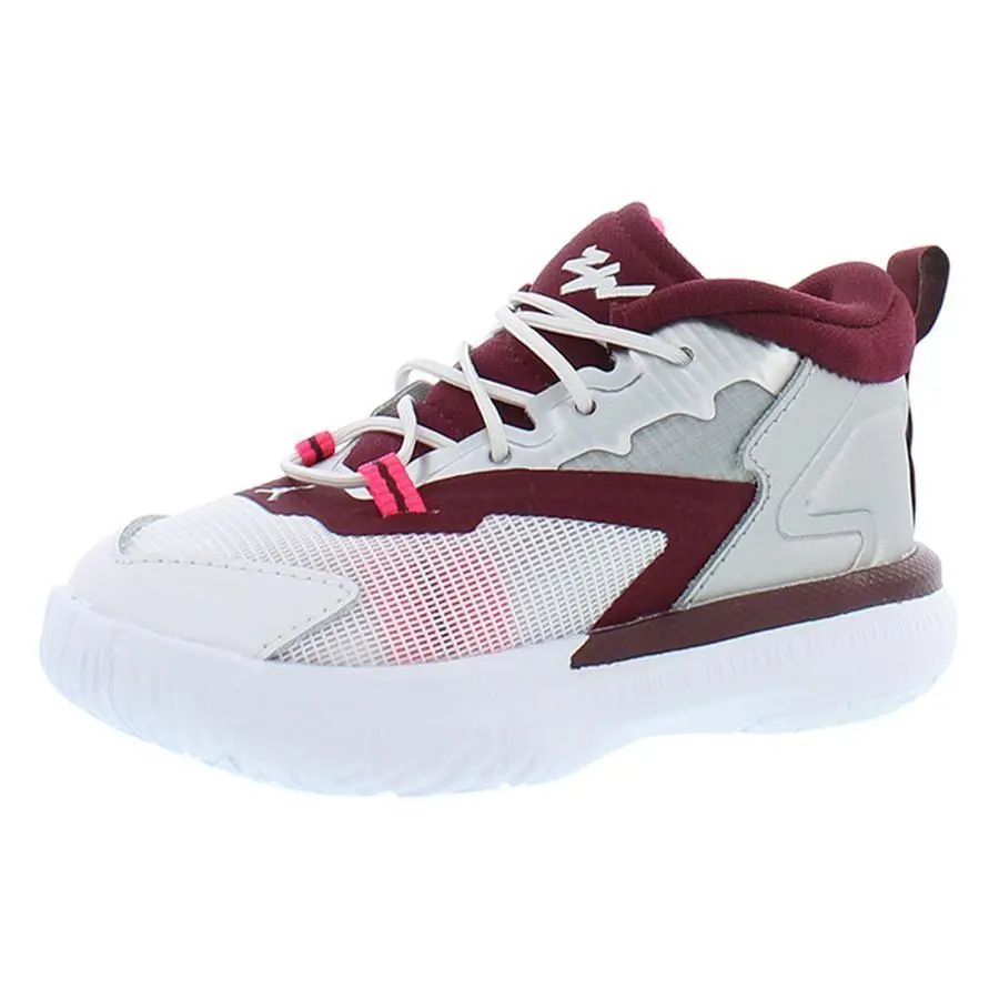 Nike shoes - White/Silver/Maroon, Main: White (UPC: 195240596342) 3