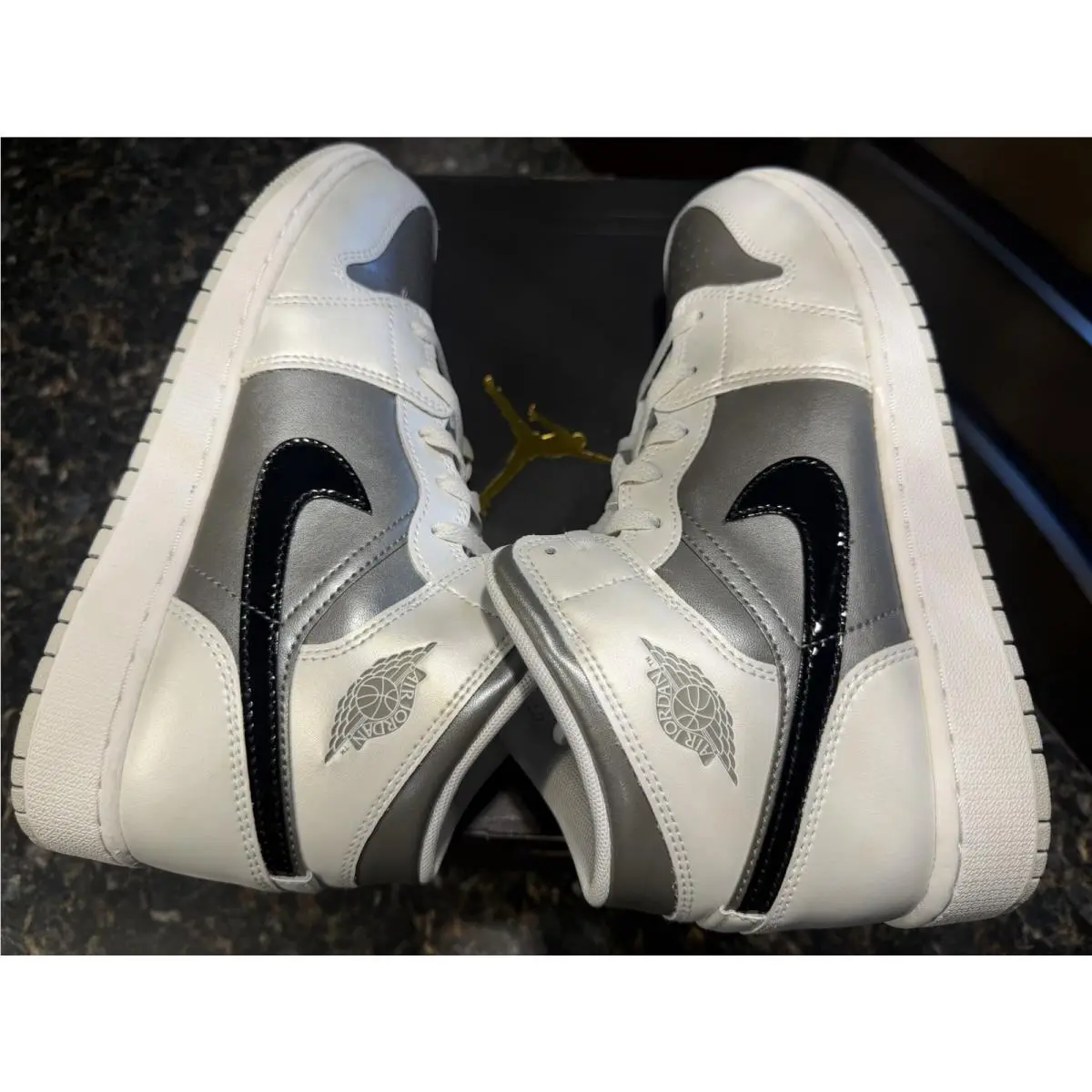 Nike shoes - Jordan 1 Mid - Mid - HV4400-014 - Photon Dust / Blue Chill 9