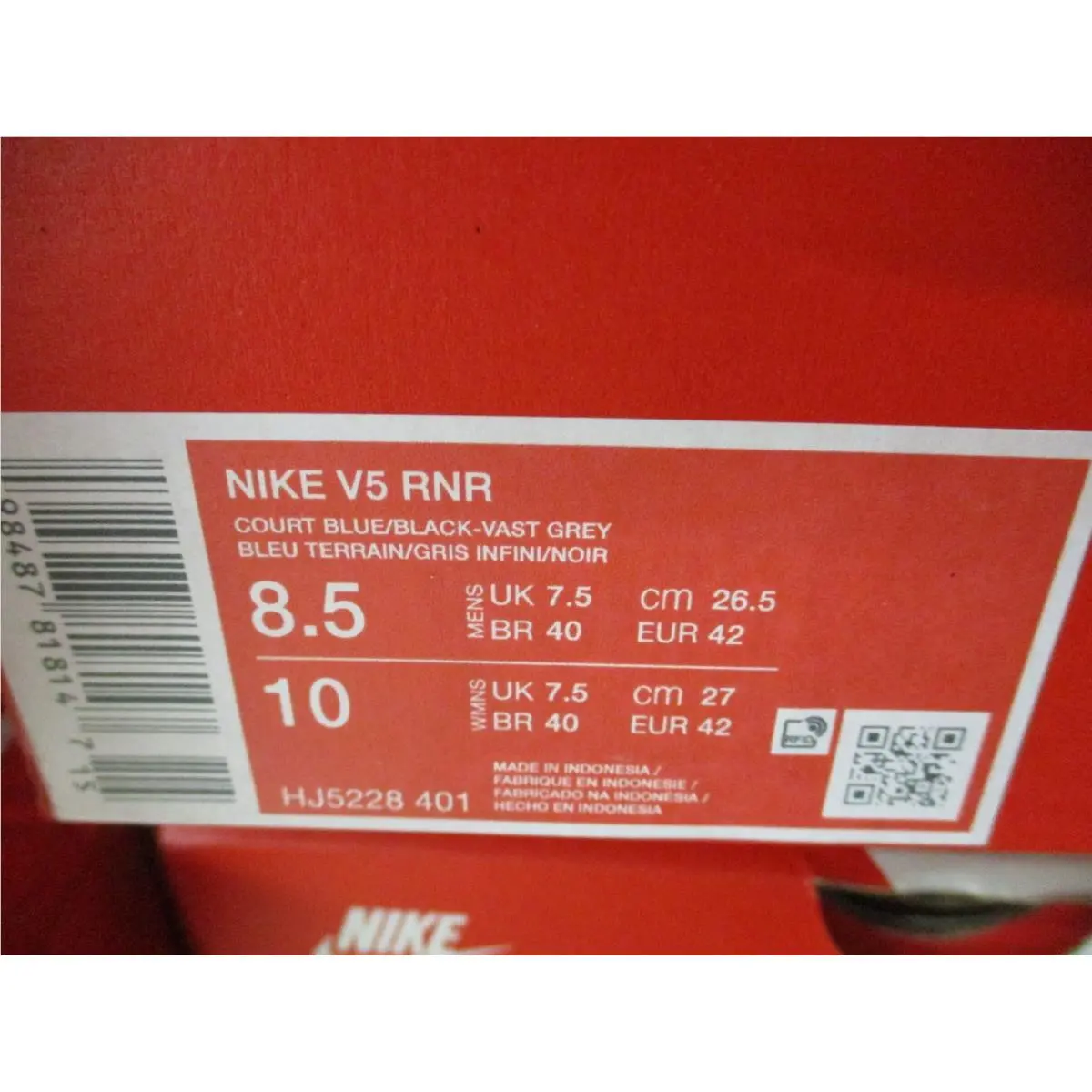 Nike shoes - V5 RNR - RNR - Blue 7