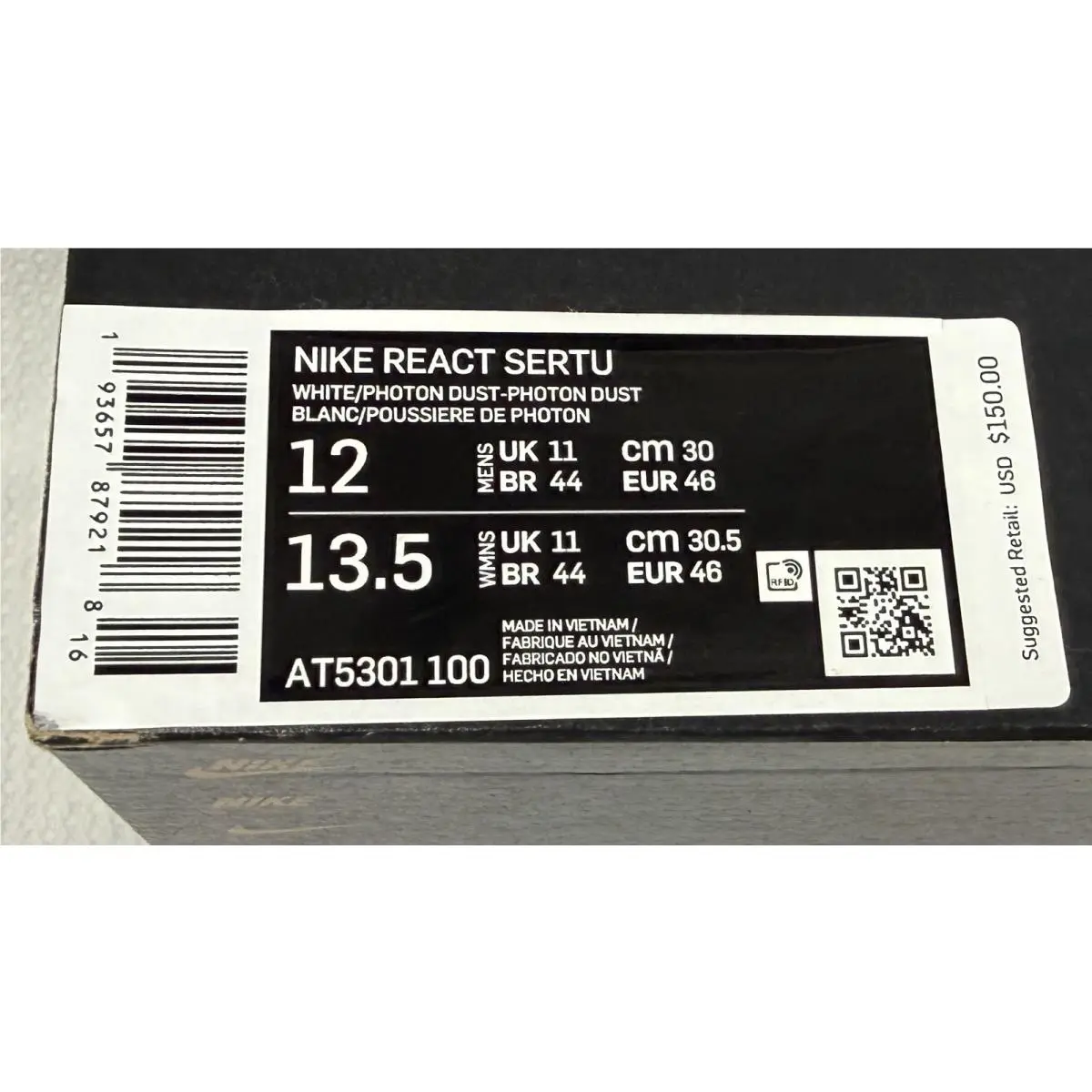 Nike shoes - Nike React Sertu - React Sertu - White 1