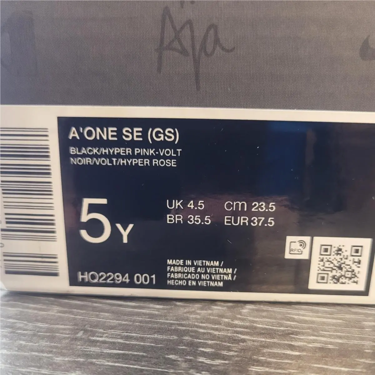 Nike shoes - A`One SE (GS) - Black 7
