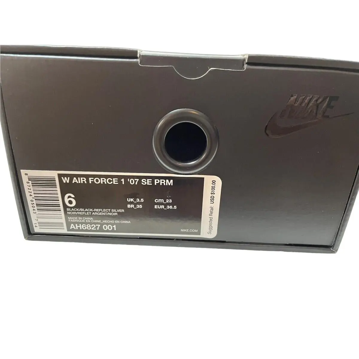 Nike shoes - Nike Air Force 1 `07 SE - AH6827-001 - Black 7