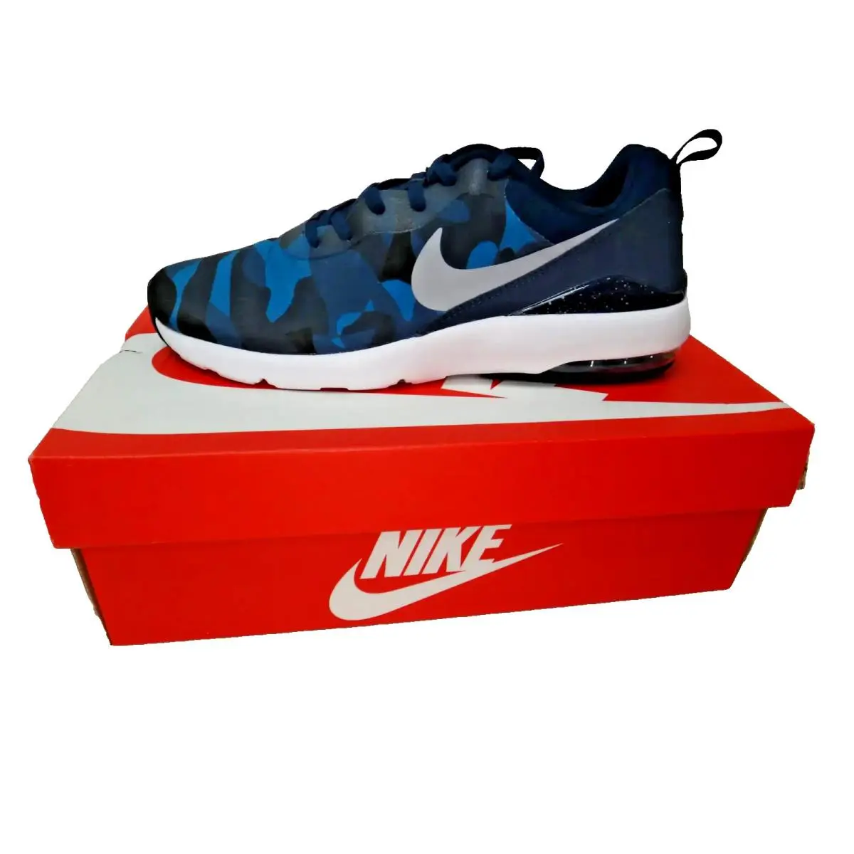 Nike Air Max Siren Print Women`s 10.5 Blue Camo 749815-400 Comfortable Sneaker