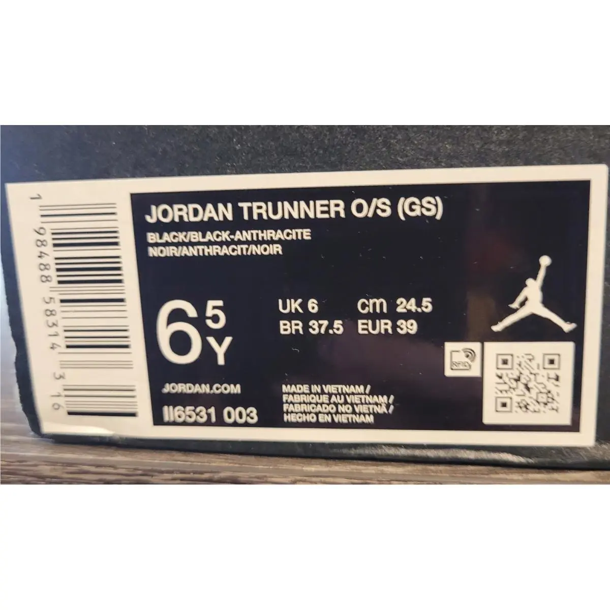 Nike shoes - Jordan Trunner Q/S (GS) - Trunner - Black 7