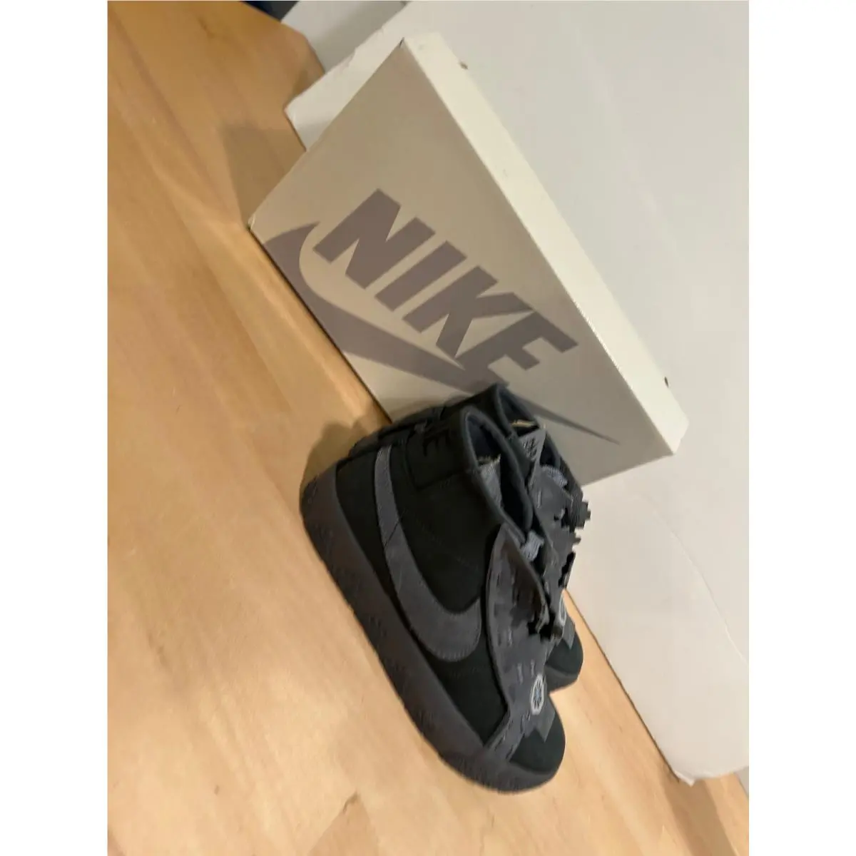 Nike shoes - Nike Blazer SB - Blazer - FQ0792-001 - Gray, Manufacturer: Anthracite/Dark Smoke Grey 2