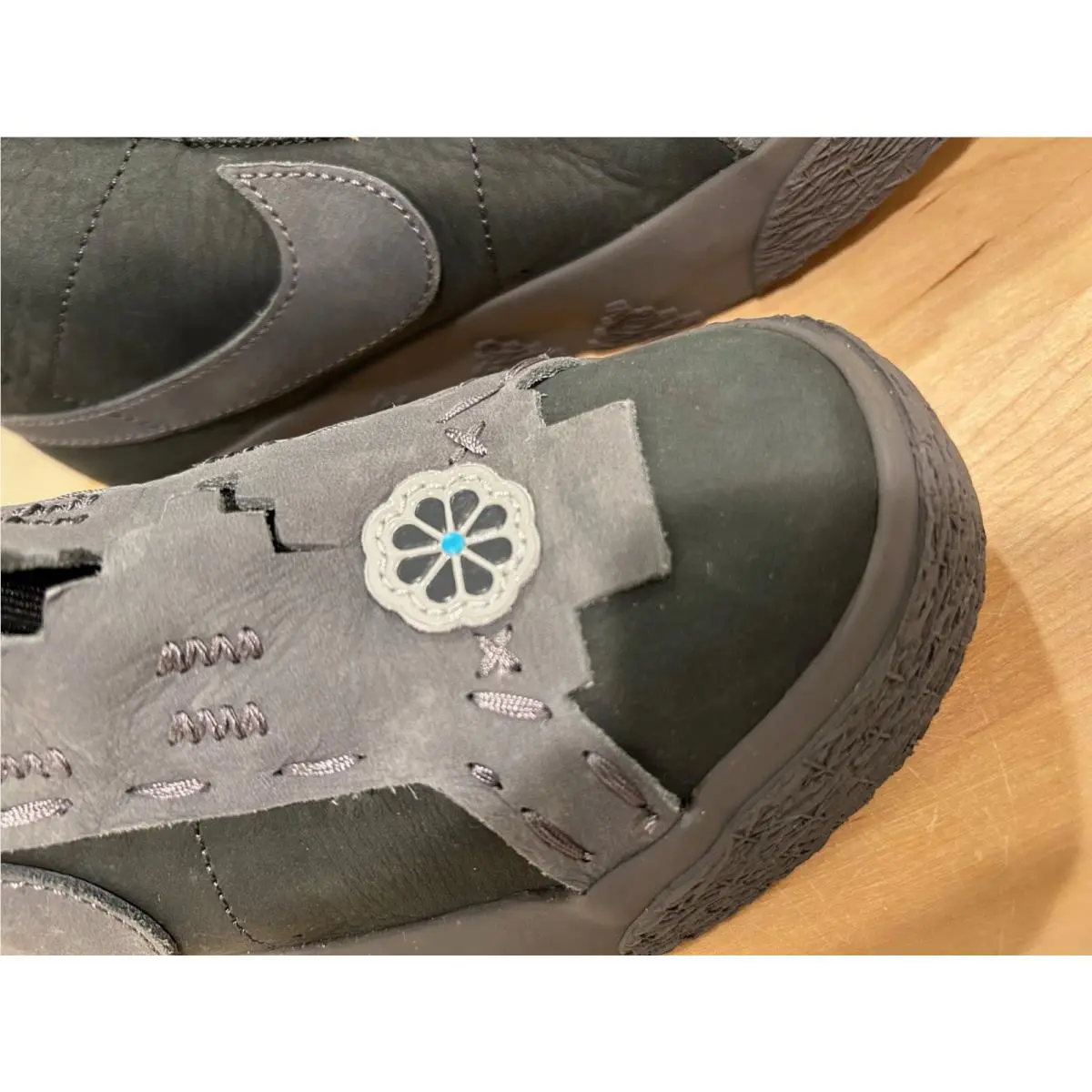 Nike shoes - Nike Blazer SB - Blazer - FQ0792-001 - Gray, Manufacturer: Anthracite/Dark Smoke Grey 7
