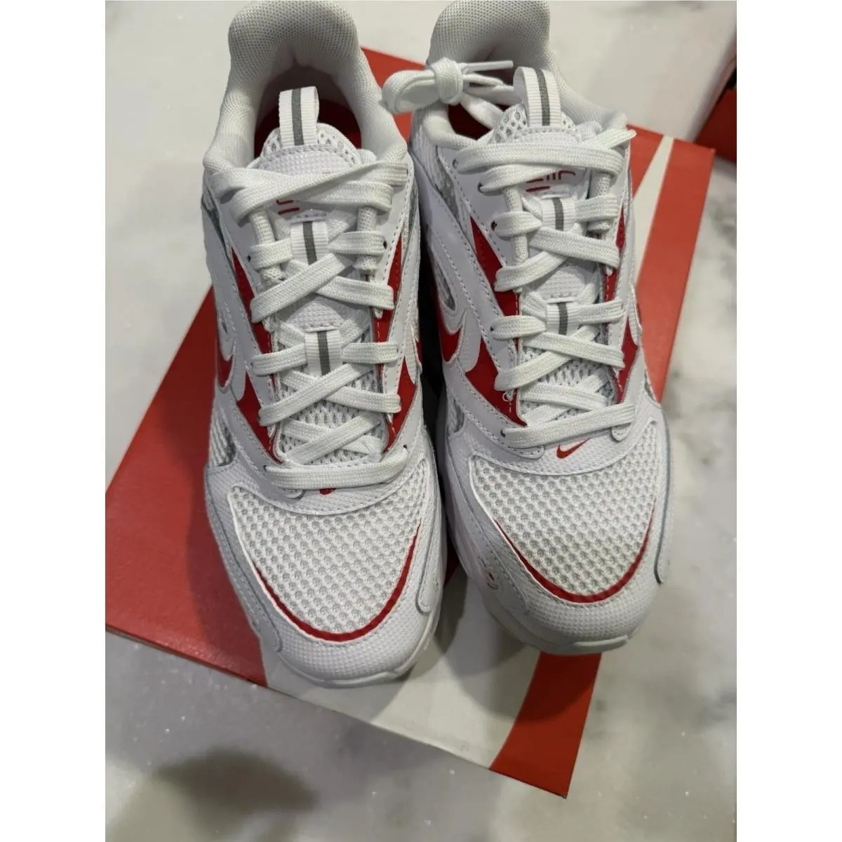 Nike shoes - Nike Zoom Air Fire White University Red CW3876-101 - White 0