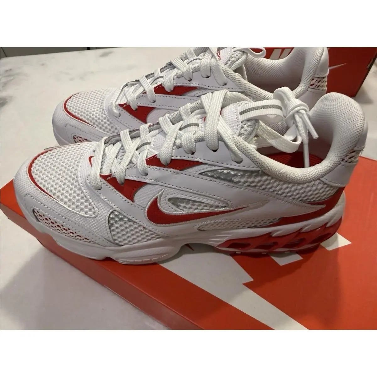 Nike shoes - Nike Zoom Air Fire White University Red CW3876-101 - White 2