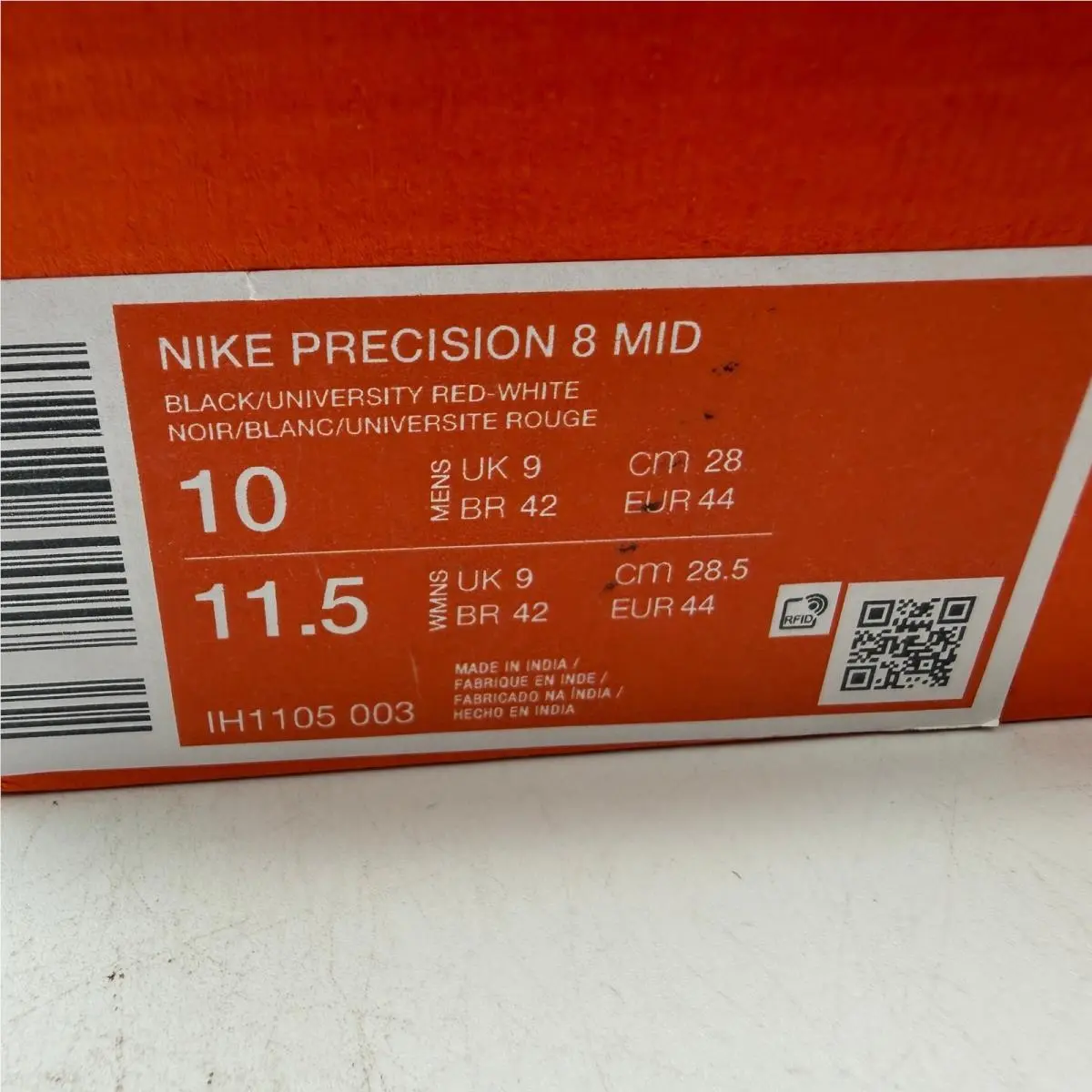 Nike shoes - Nike Precision 8 Mid - Precision Mid - Black 0