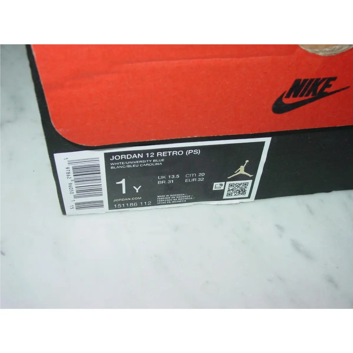 Nike shoes - Nike Air Jordan Retro 12 - White (UPC: 197862960501) 0