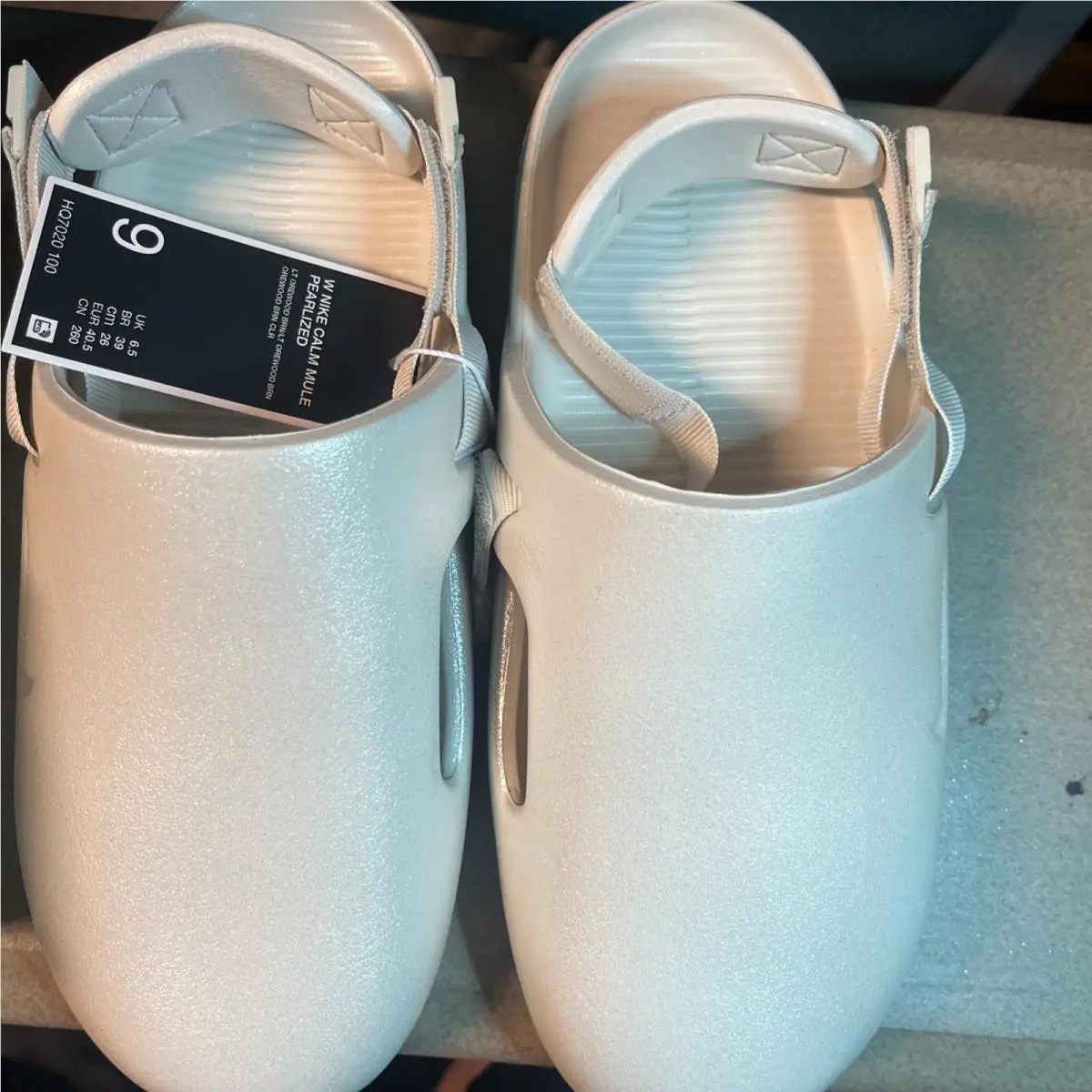 Nike shoes - Nike Calm Mule - Calm Mule - HQ720 100 - Pearlized (UPC: 0198482041120) 6