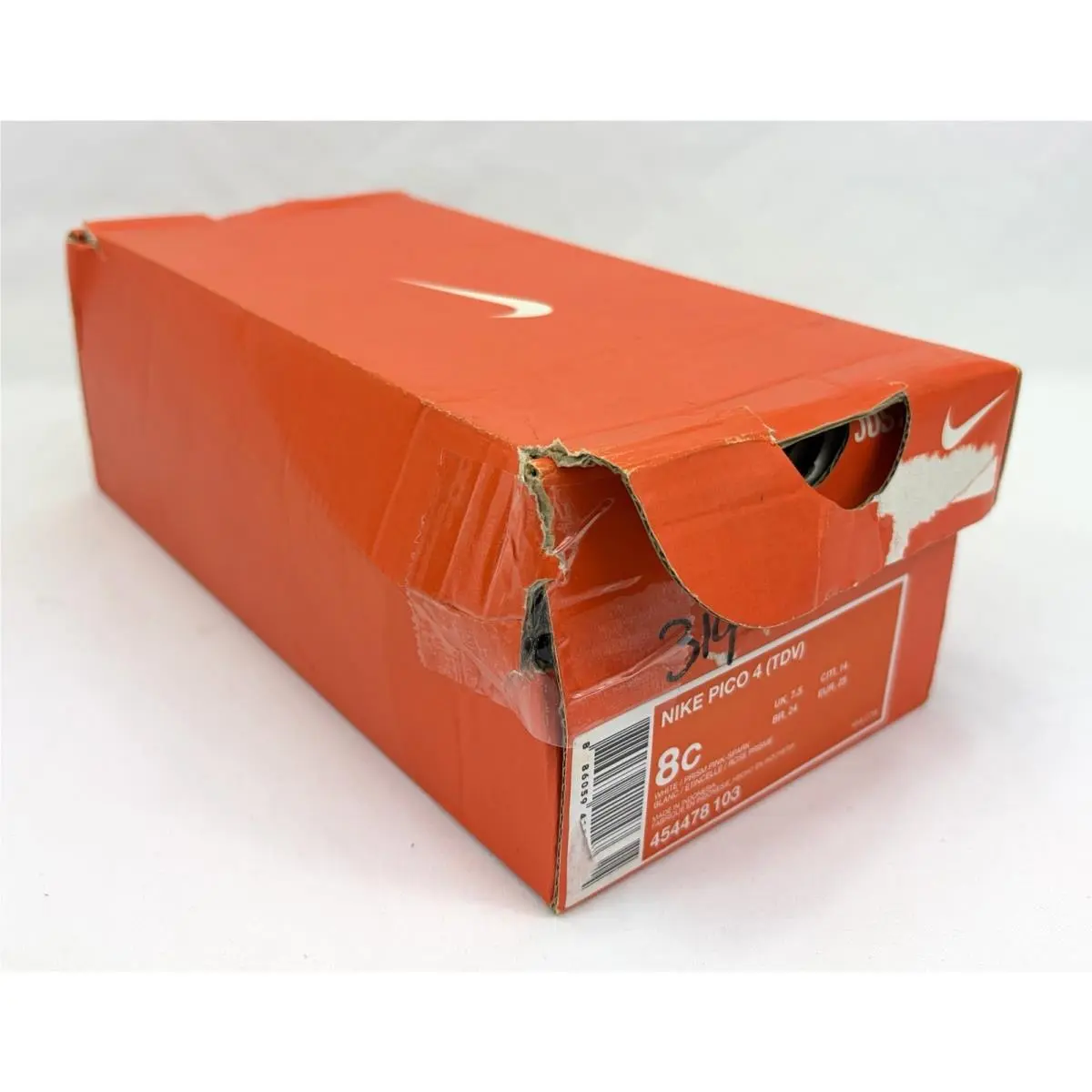 Nike shoes - Nike Pico 4 (TDV) - Pico TDV - 454478 103 - White/Prism Pink (UPC: 00886059411147) 10