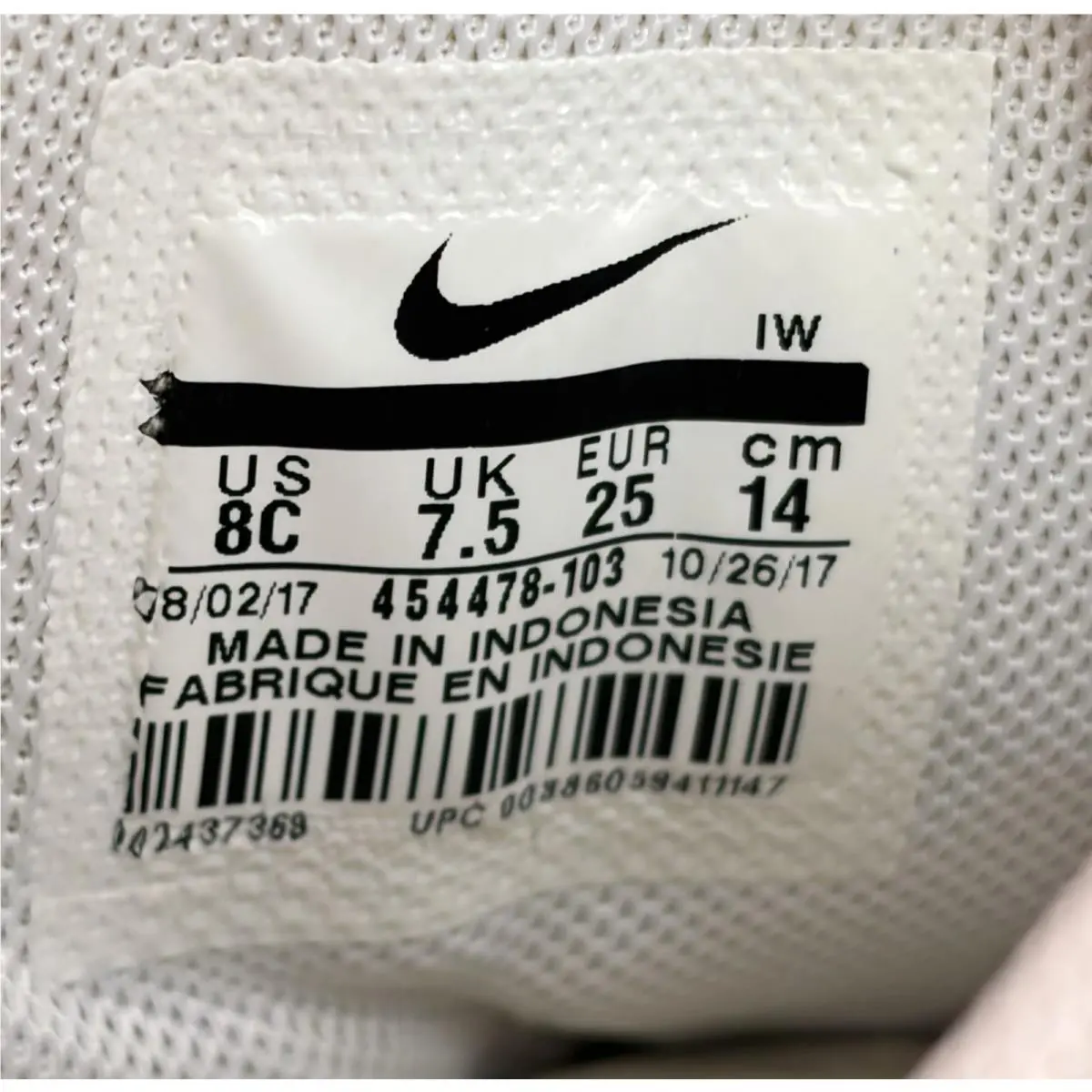 Nike shoes - Nike Pico 4 (TDV) - Pico TDV - 454478 103 - White/Prism Pink (UPC: 00886059411147) 6