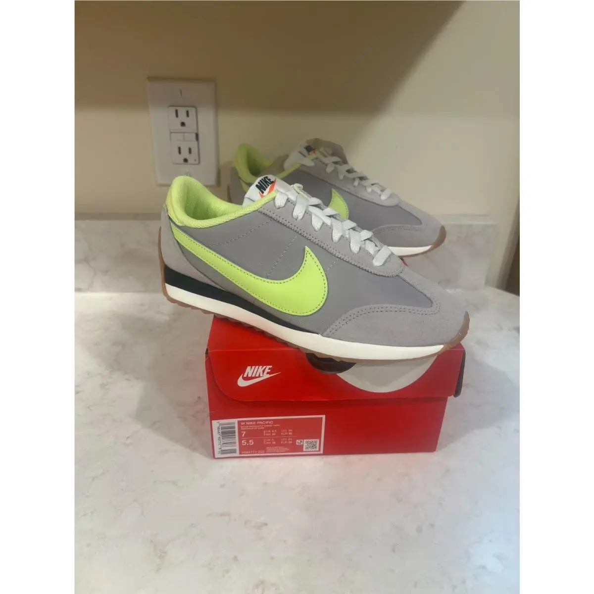 Nike shoes - Pacific - Pacific - Moon Particle/Sail/Burgundy Ash/Light Lemon Twist (UPC: 198487907490) 0