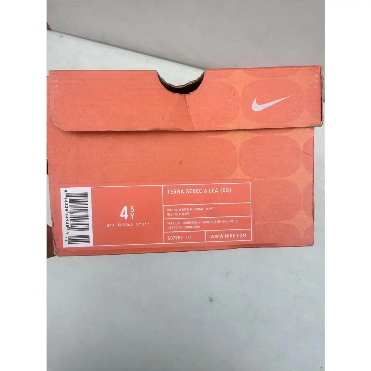 Nike shoes - Nike Terra Sebec 6 LEA GS 307987-111 - White 8