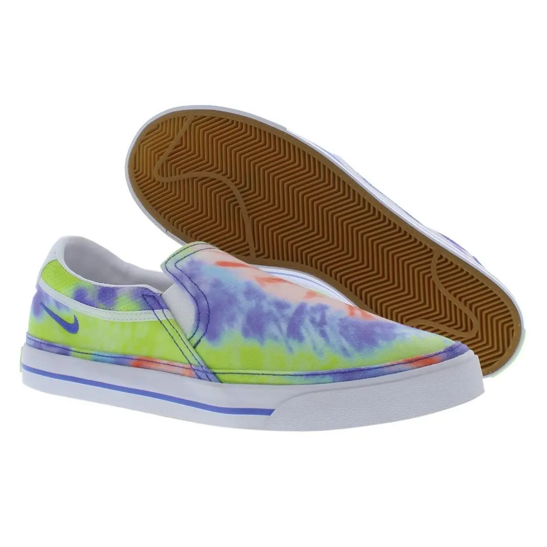 Nike Court Legacy Slp Pt Womens Shoes Size 6.5 Color: Green Tie Dye