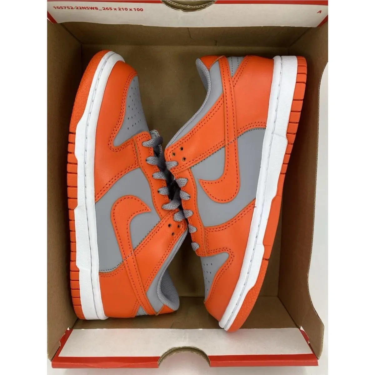 Nike shoes - Nike Dunk Low - Dunk Low - FB9109 011 - Cement Grey/Team Orange (UPC: 198483533358) 7