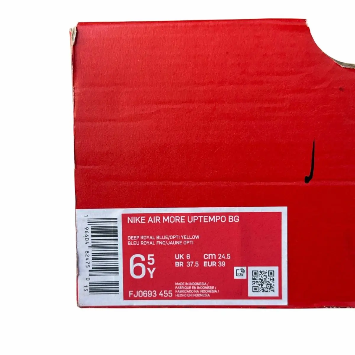 Nike shoes - Nike Air More Uptempo GS - FJ0693-455 - Blue (UPC: 196604824750) 8