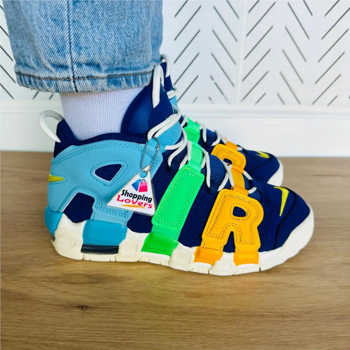 Nike shoes - Nike Air More Uptempo GS - FJ0693-455 - Blue (UPC: 196604824750) 1