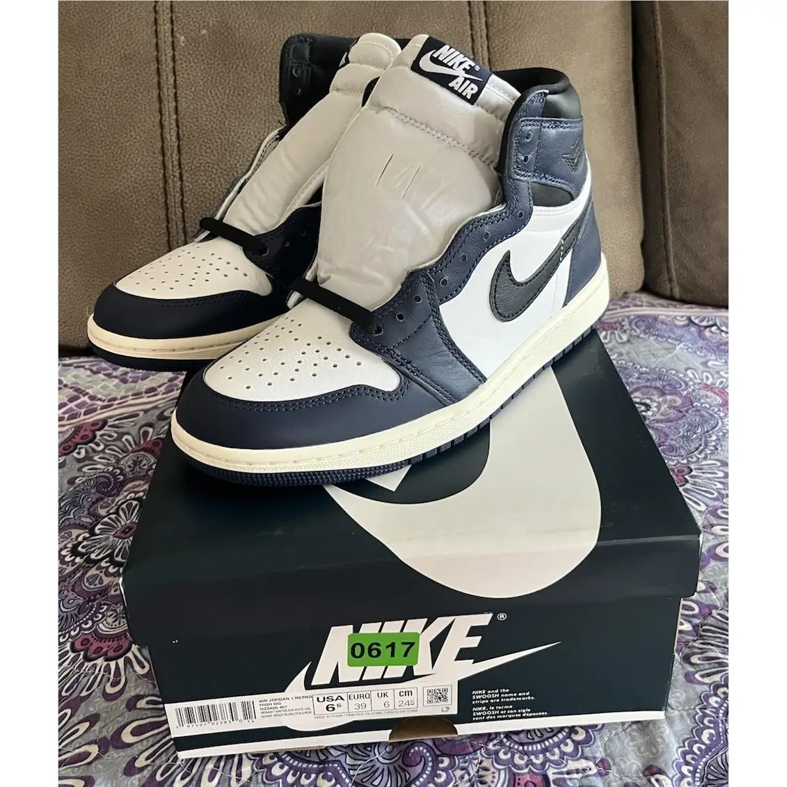 Nike shoes - Air Jordan 1 - Air - Blue 0