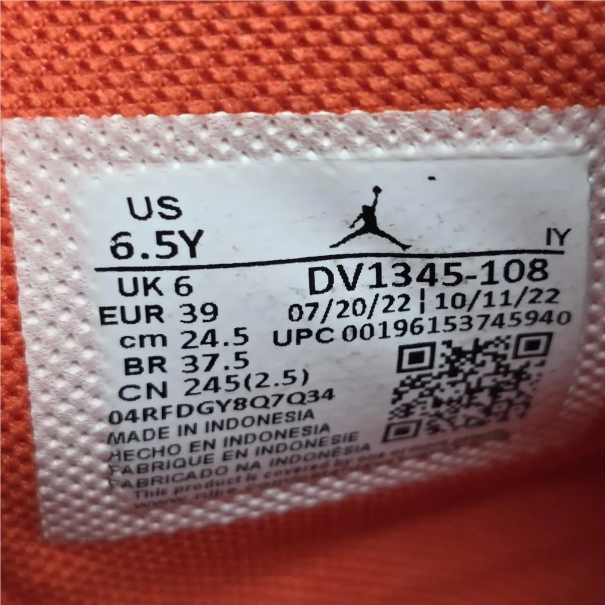 Nike shoes - Jordan 6 Rings - Rings - Red 2