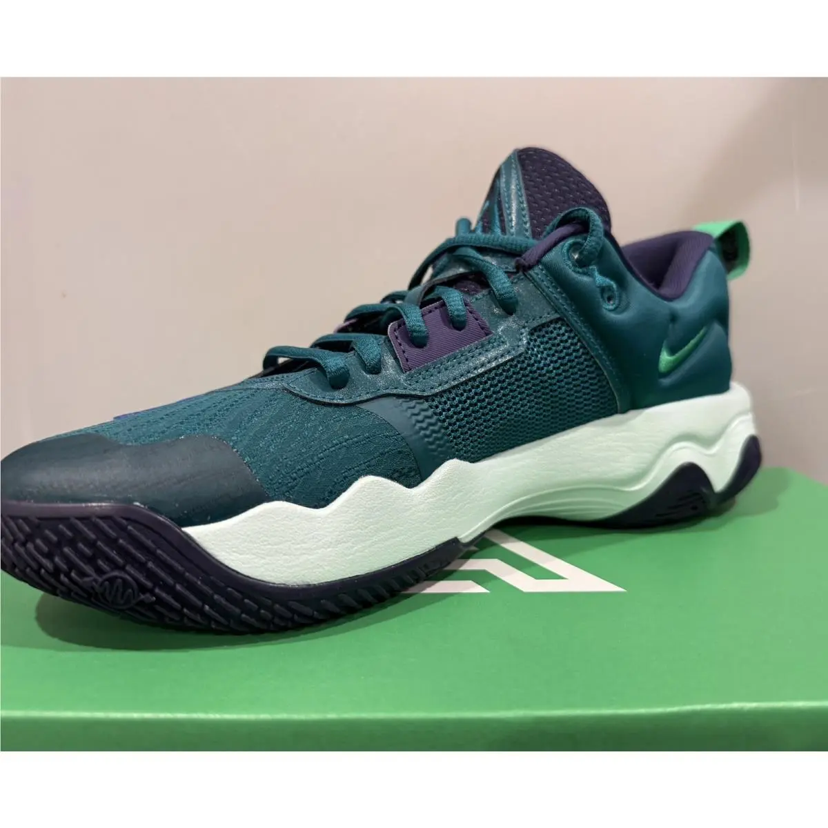 Nike shoes - TEAL/GREEN/PURPLE 1
