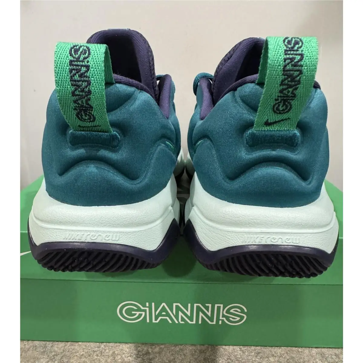 Nike shoes - TEAL/GREEN/PURPLE 3
