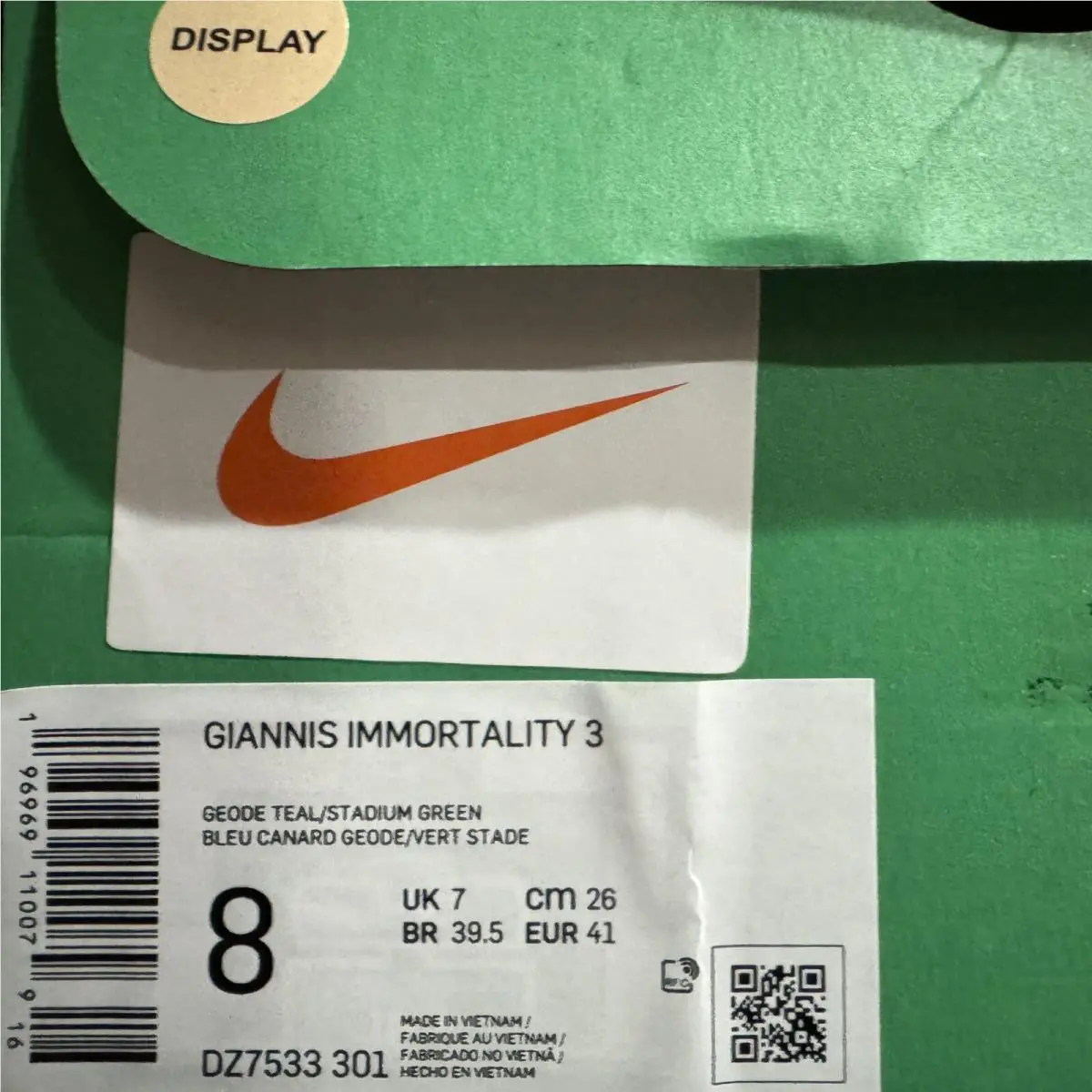 Nike shoes - TEAL/GREEN/PURPLE 6