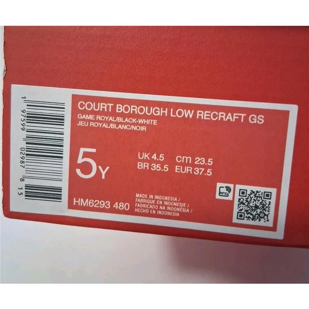 Nike shoes - Nike Court Borough - Court Borough - Game royal/black/white 7