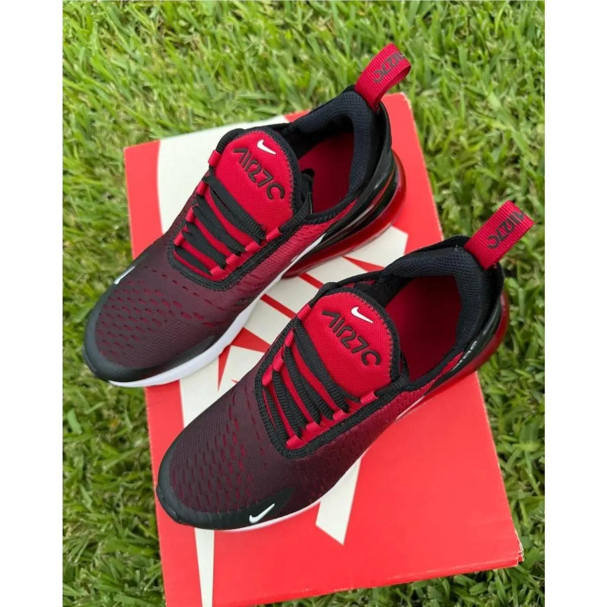 Nike shoes - Nike Air Max 270 - Air Max - red / black 0