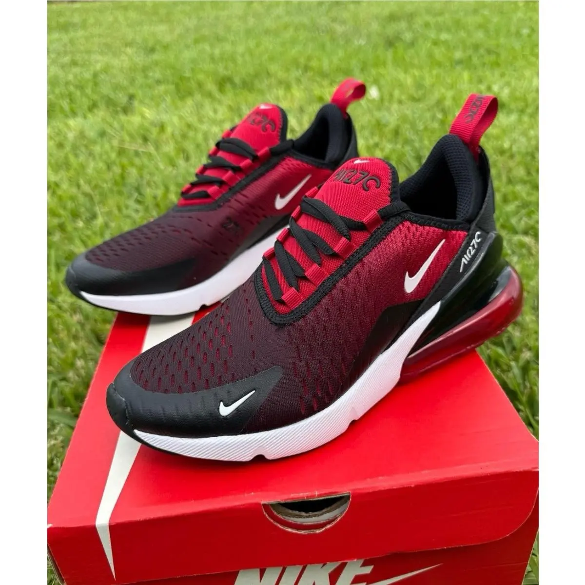 Nike shoes - Nike Air Max 270 - Air Max - red / black 1