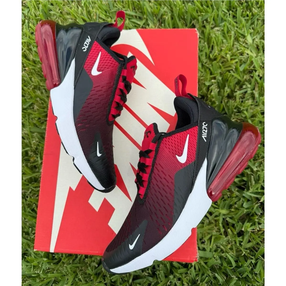 Nike shoes - Nike Air Max 270 - Air Max - red / black 2