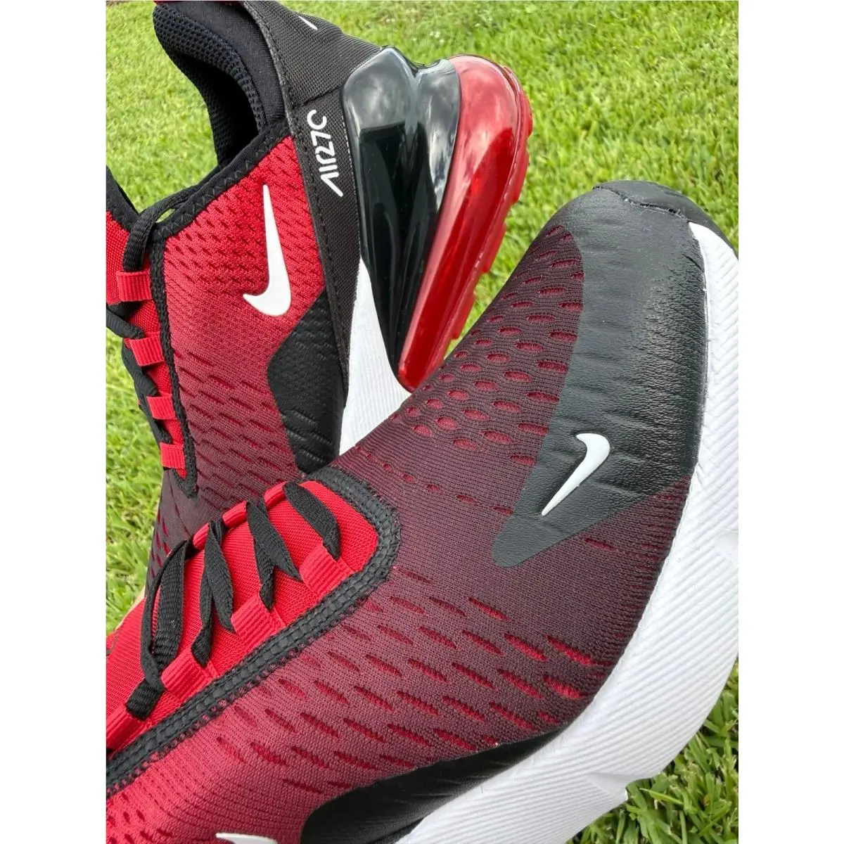 Nike shoes - Nike Air Max 270 - Air Max - red / black 5