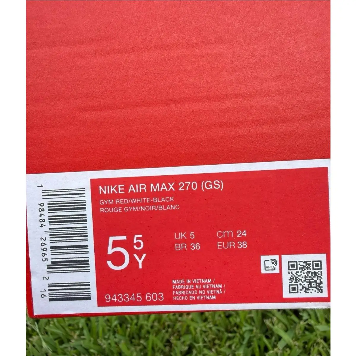 Nike shoes - Nike Air Max 270 - Air Max - red / black 6