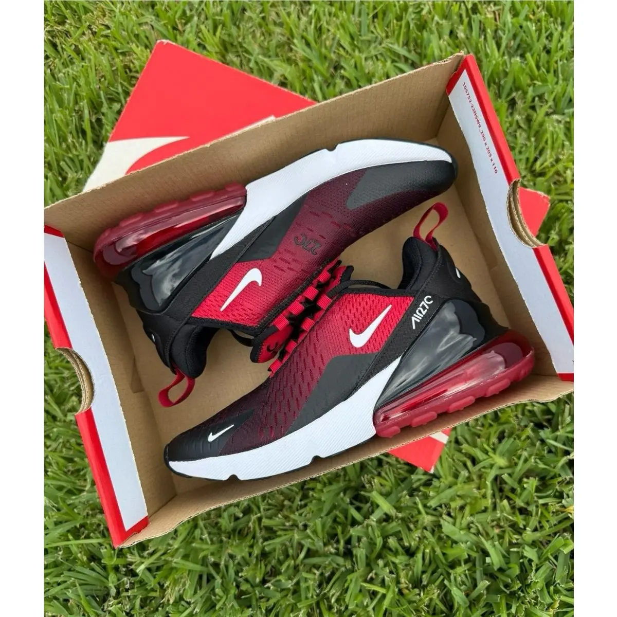 Nike shoes - Nike Air Max 270 - Air Max - red / black 7