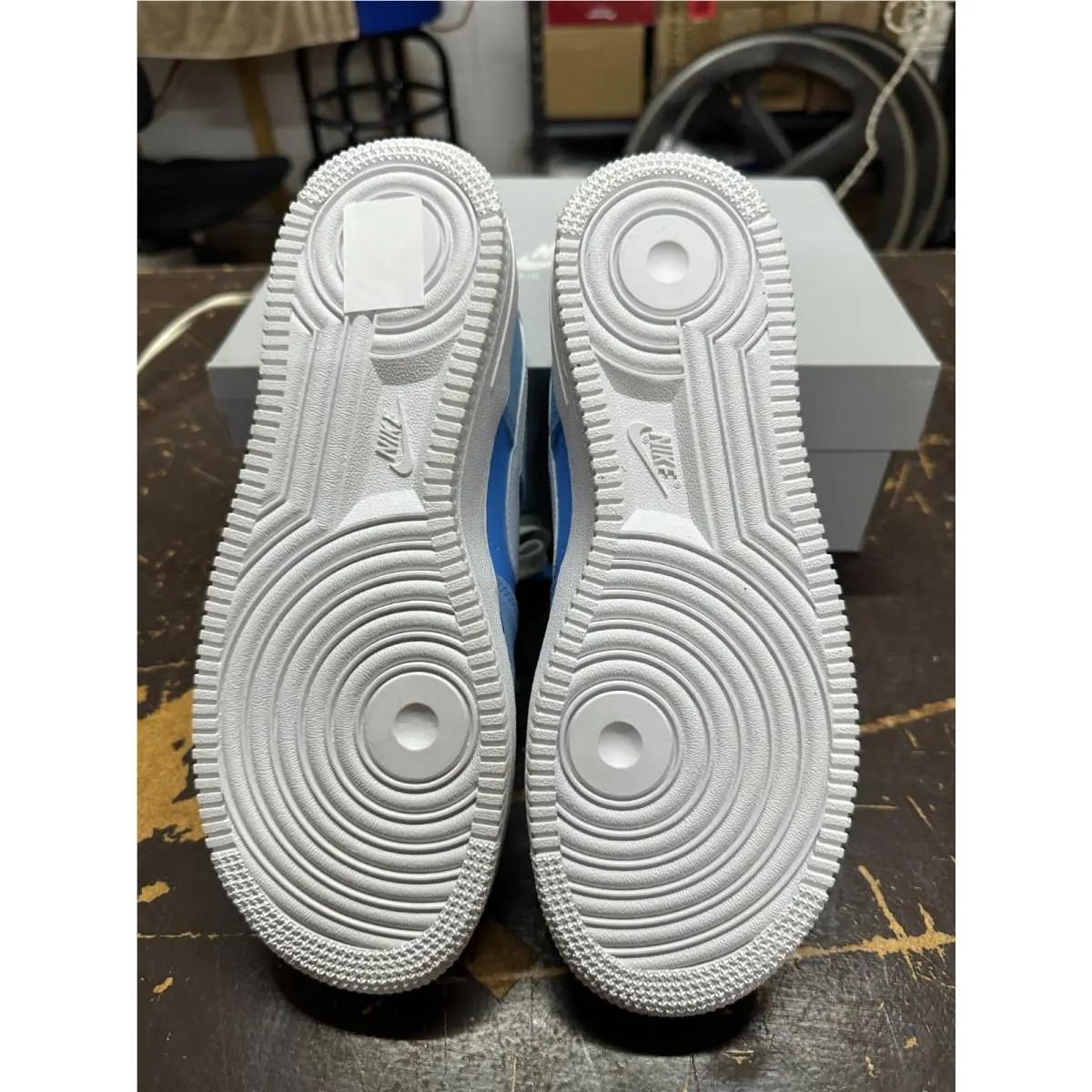 Nike shoes - Nike Air Force 1 `07 LV8 - DB1561-400 - Blue 7