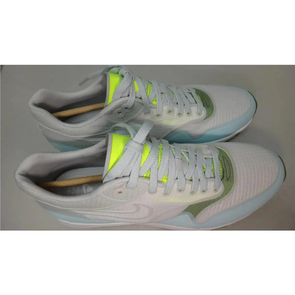 Nike shoes - Air Max 1 Ultra 2.0 SI - 881103-101 - White Light Blue Volt Green 5