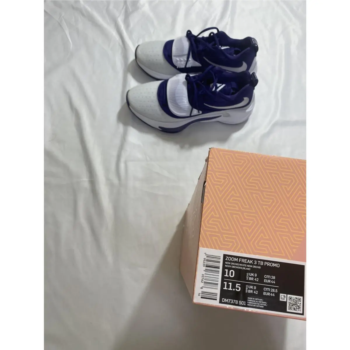 Nike shoes - Nike Zoom Freak - Zoom Freak - Dm7378 501 - Purple (UPC: 0195239337628) 8