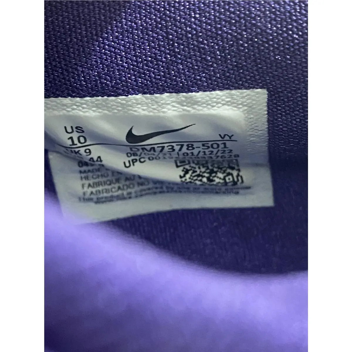 Nike shoes - Nike Zoom Freak - Zoom Freak - Dm7378 501 - Purple (UPC: 0195239337628) 9