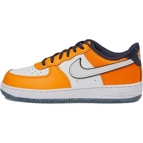 Little Kid`s Nike Air Force 1 Low SE Vivid Ornge/summit Wht FJ4656 800 - 13
