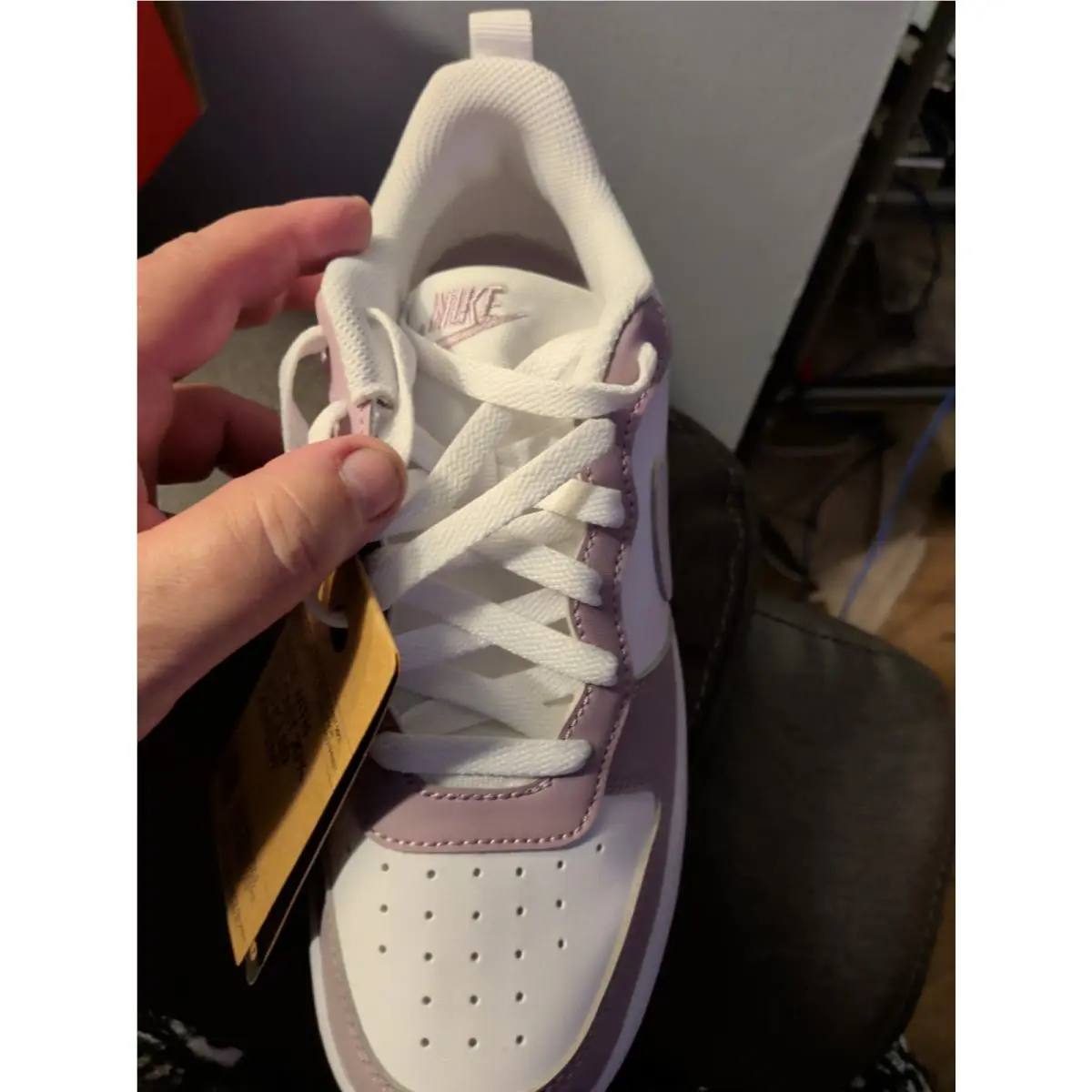 Nike shoes - Nike Court Borough Low Recraft (GS) - White, Vintage Green 9